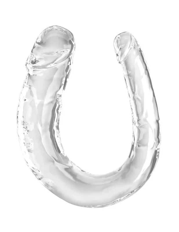 13in Medium Double Trouble Dildo – KING COCK CLEAR