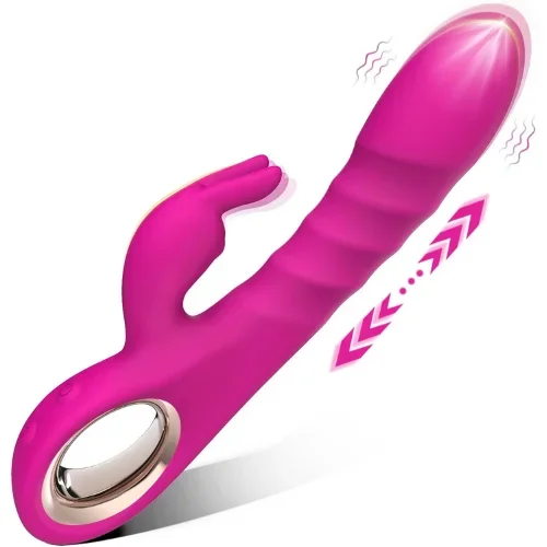 3 in 1 Thrusting Rabbit Dildo Vibrator