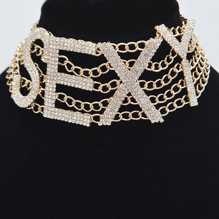 3AM BY H&D ACCESSORIES – Chain Linked Sexy Choker Necklace