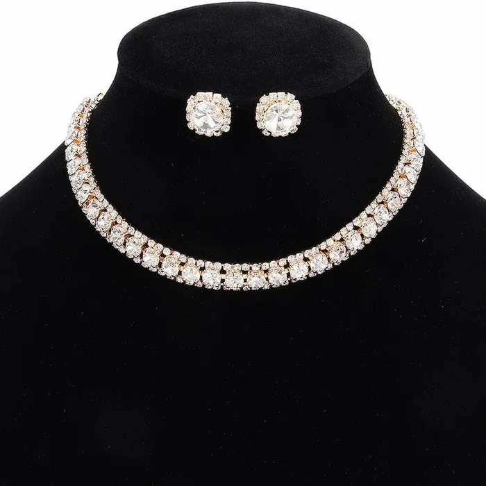 3AM BY H&D ACCESSORIES – Rhinestone Necklace set