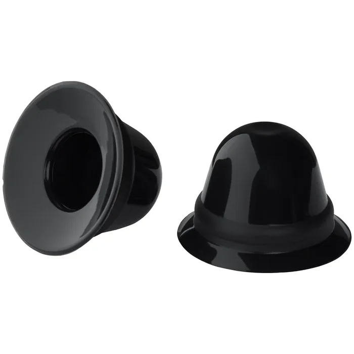 665 Super Silicone Black Nipple Suckers with Travel Case