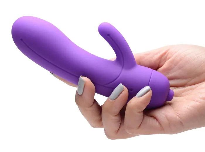 7x Lil Smoothie Mini Silicone Rabbit Vibe – Violet