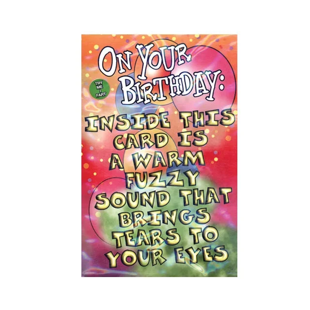 ‘–Card: A Warm Fuzzy Sound 4 You B/D