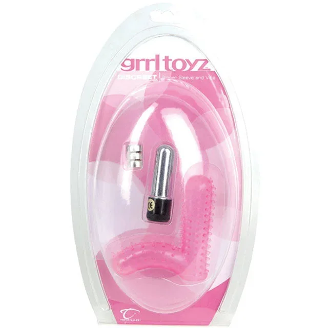 ‘–Discreet Finger Sleeve W/Vibe