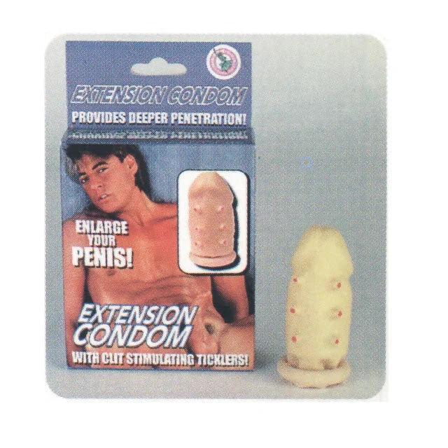 ‘++Extension Condom W/Tickler