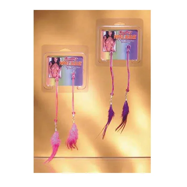 ‘++Feather Nipple Jewelry (Purple)