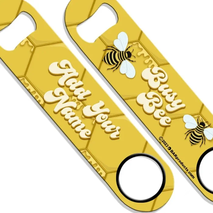“ADD YOUR NAME” Speed Bottle Opener – Busy Bee