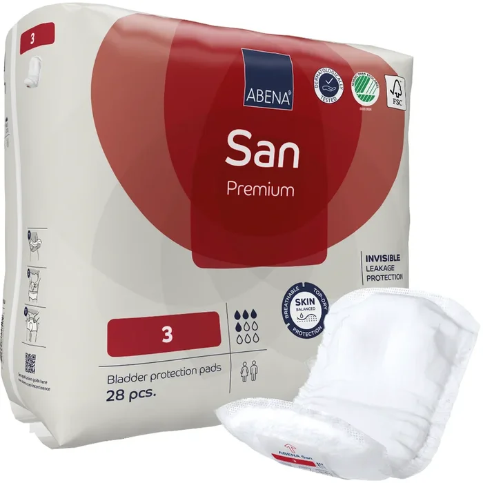 Abena San Premium 3 – Light to Moderate Pads