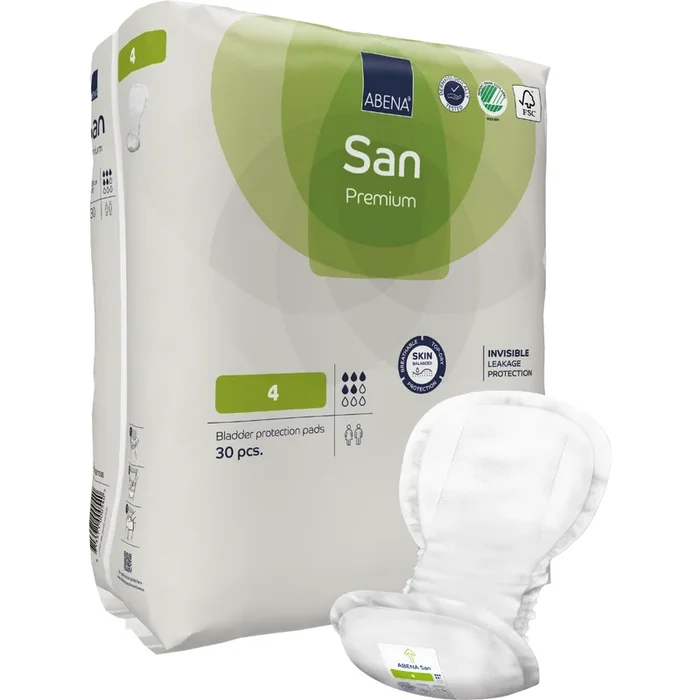 Abena San Premium 4 – Light to Moderate Pads