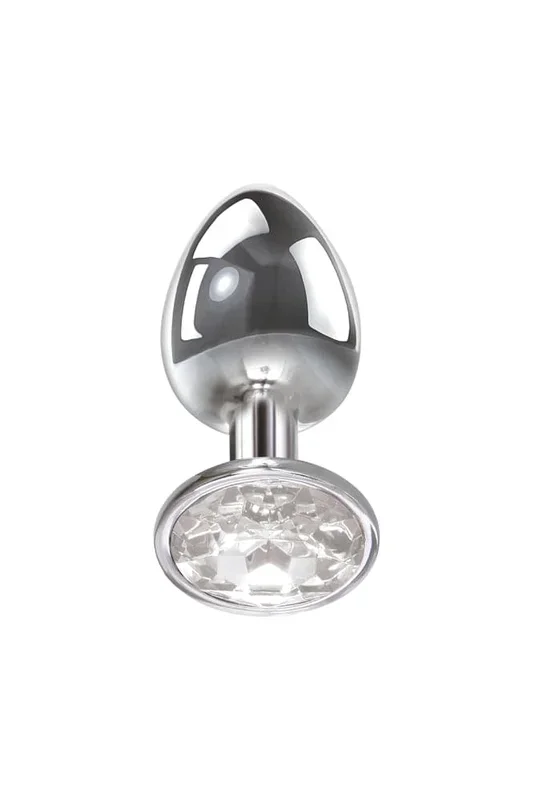 Adam & Eve – Clear Gem Anal Plug – Large