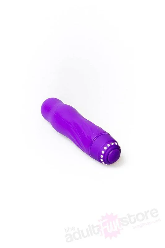 Adam & Eve – Diamond Darling Vibrator – Purple