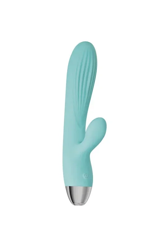 Adam & Eve – Eve’s Rechargeable Pulsating Dual Massager – Teal