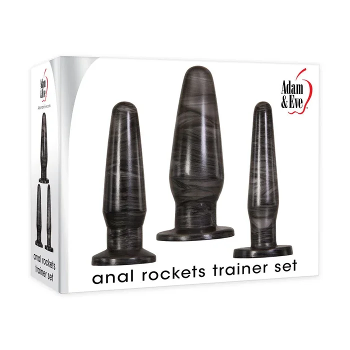 Adam & Eve ANAL ROCKETS TRAINER SET – Butt Plugs – Set of 3 Sizes