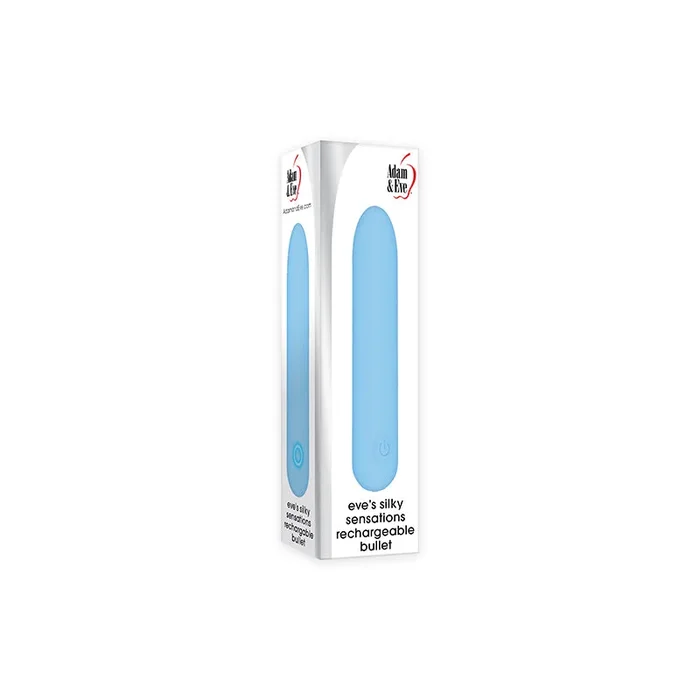 Adam & Eve Eve’s Silky Sensations Rechargeable Bullet Vibrator Blue