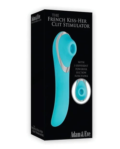 Adam & Eve French Kiss Her Clit Stimulator – Teal
