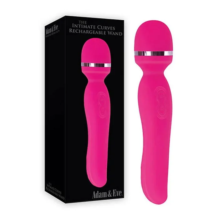 Adam & Eve Intimate Curves Rechargeable Wand – Pink