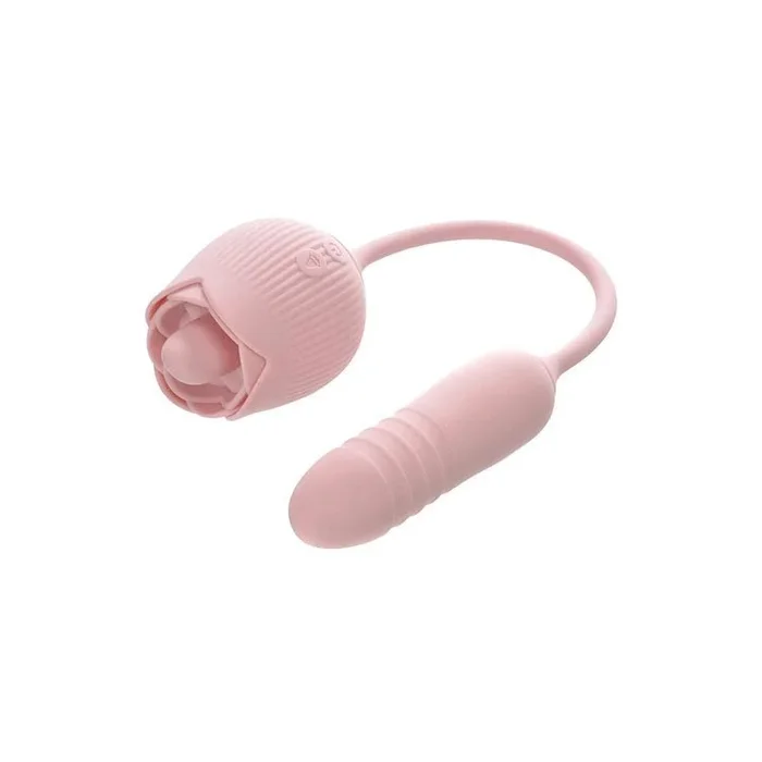 Adam & Eve THRUST & TICKLE Rose Vibrator – Flickering Rose Stimulator