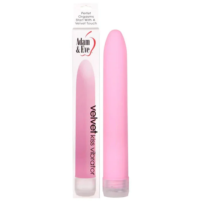 Adam & Eve Velvet Kiss Vibrator – Pink 15.2 cm (6”) Vibrator