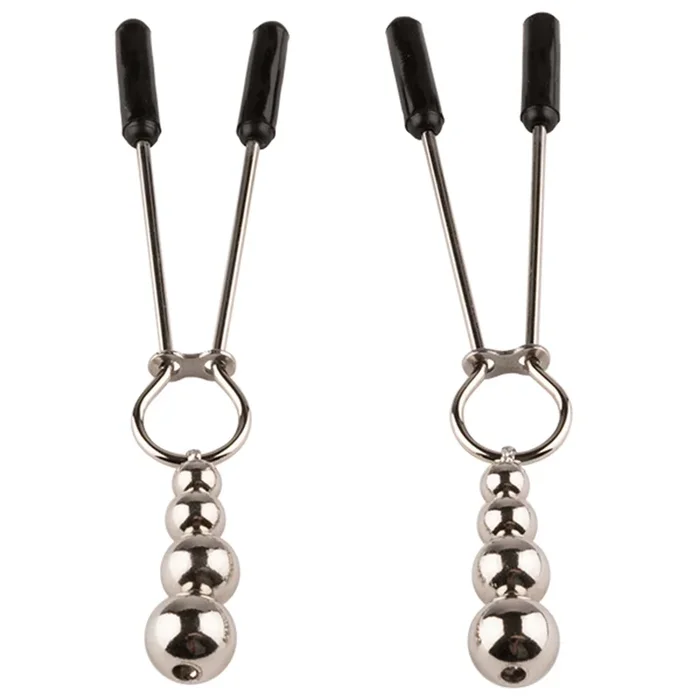 Adjustable Clamps with Metal Beads.