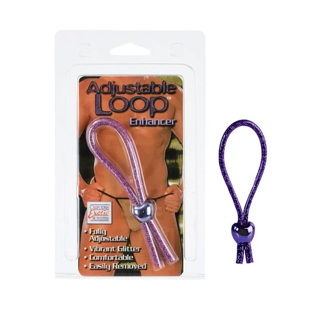 Adjustable Loop* Enhancer – Purple Glitter