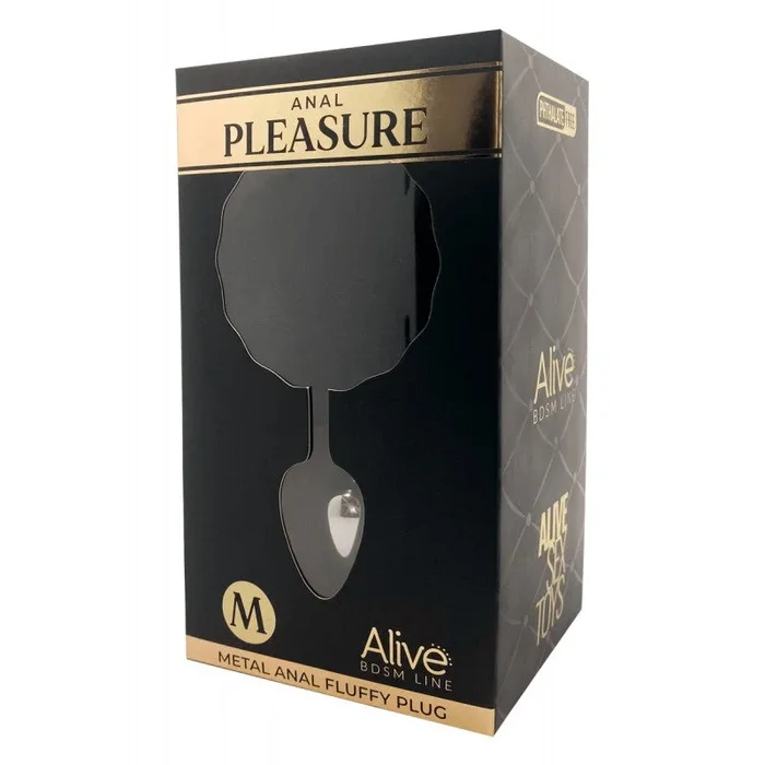 Adrien Lastic Alive Metal Fluffy Plug Black – M