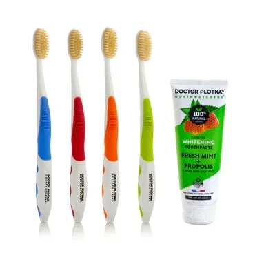 Adult 4 Pack & Toothpaste – Assorted Colors