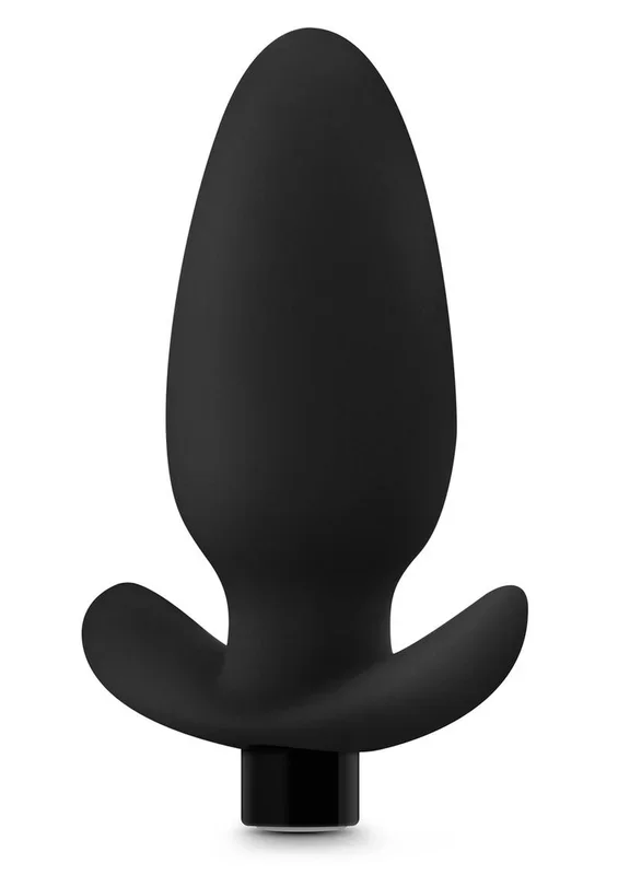 Anal Adventure Platinum Silicone Vibrating Saddle Plug