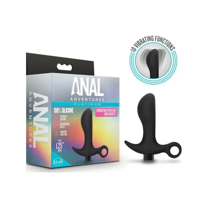 Anal Adventures Platinum Silicone Prostate Milker Massager 01