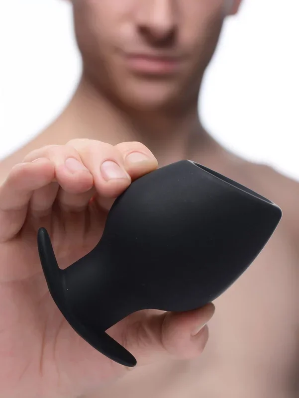 Ass Goblet Silicone Hollow Anal Plug – Large