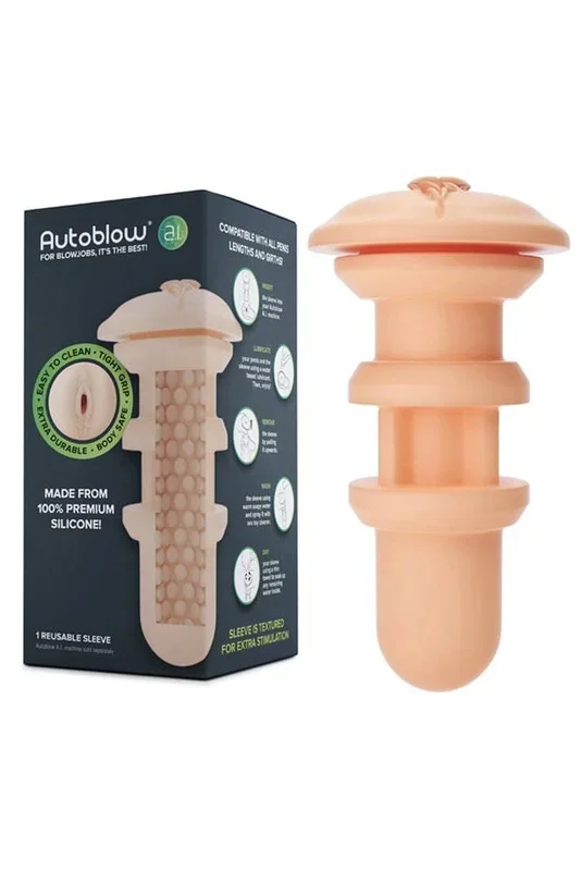 Autoblow – AI Replacement Sleeve – Vagina – Varying Colors