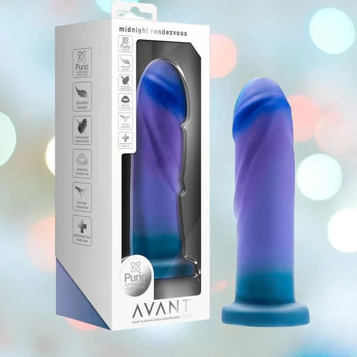 Avant Midnight Rendezvous – Ocean Blue Realistic Dildo