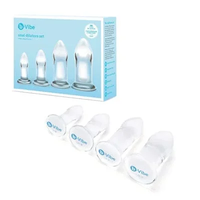 B-Vibe – Ensemble de dilatateurs anaux en verre
