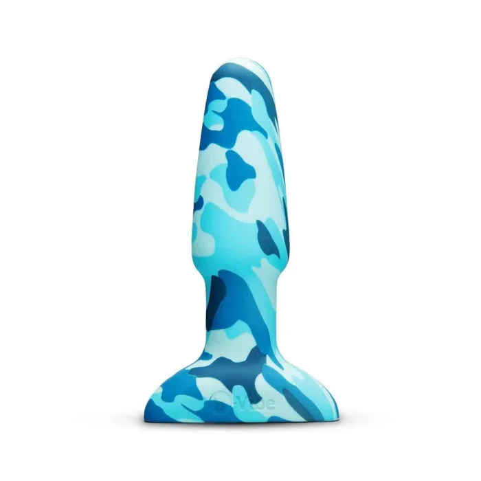 b-Vibe RIMMING 2 CAMO Plug – Blue Camo