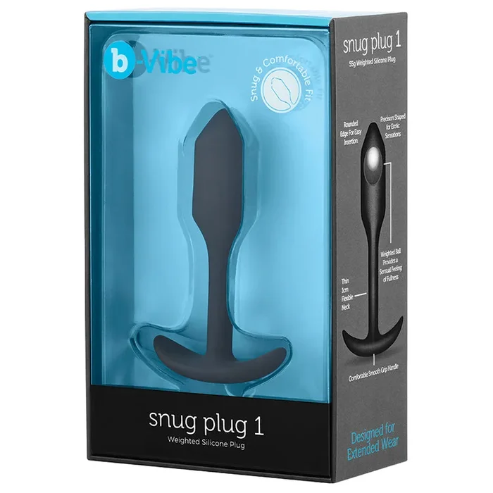 b-Vibe Snug Plug 1 – Black