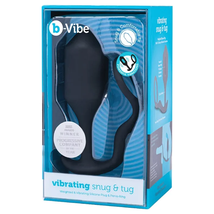 b-Vibe Vibrating Snug & Tug – Black XL