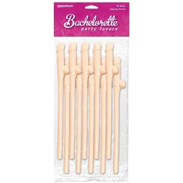 Bachelorette Party Favors – Dicky Sipping Straws