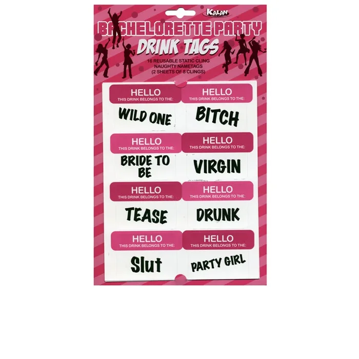 Bachlorette Drink Clings