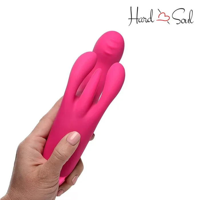 Bang Triple Rabbit Silicone Vibrator Pink
