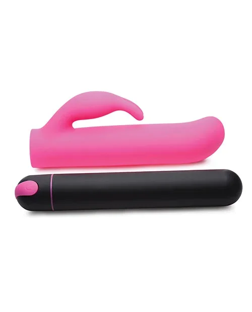 Bang! XL Bullet & Rabbit Silicone Sleeve – Pink