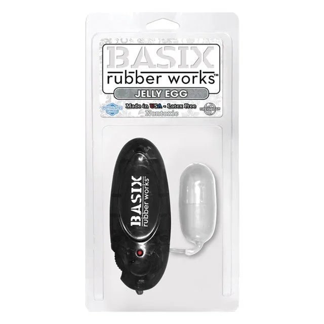 Basix Rubber Works – Jelly Egg Clear