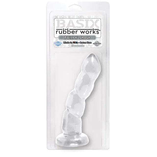 Basix: Twist N Shout Dong (Clear)