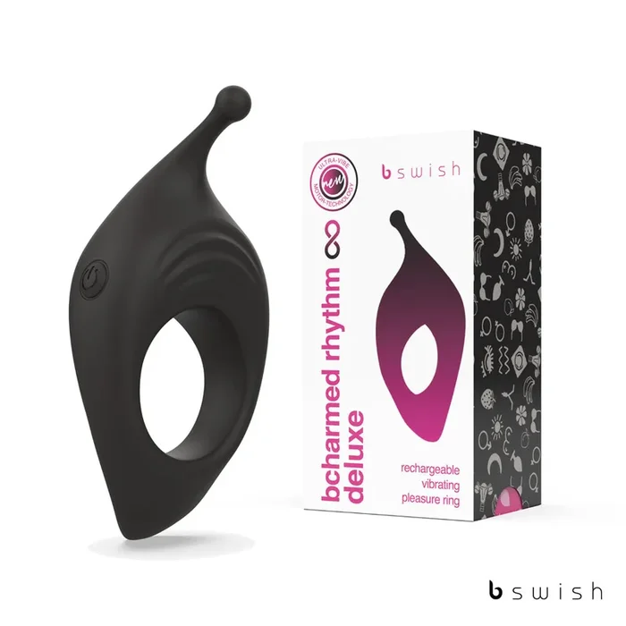 BCharmed Rhythm Infinite Deluxe – – USB Rechargeable Vibrating Cock Ring