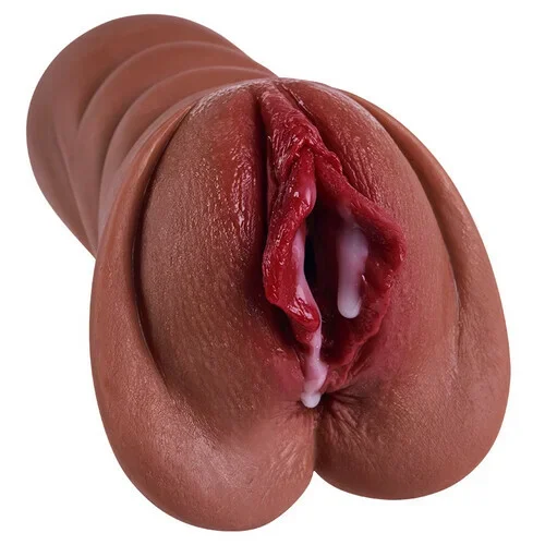 Bestvibe Lifelike Pocket Pussy Soft and Durable Material Realistic Textured Vagina and Tight Anus 2 in 1 Holes