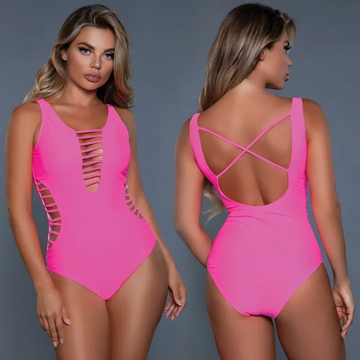BeWicked Evie Swimsuit-Hot Pink Small