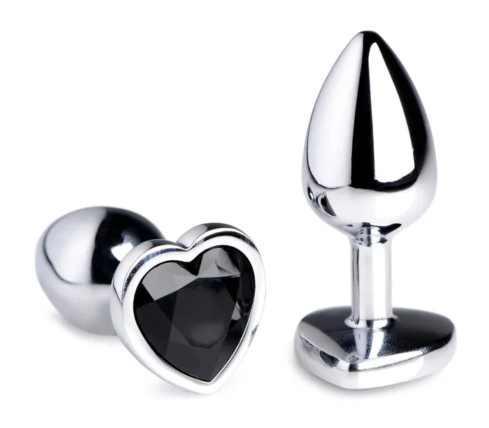 Black Heart Gem Anal Plug – Small