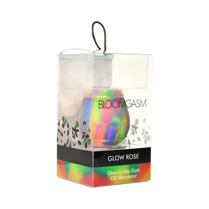 Bloomgasm Glow Rose GITD Clit Stimulator – Rainbow