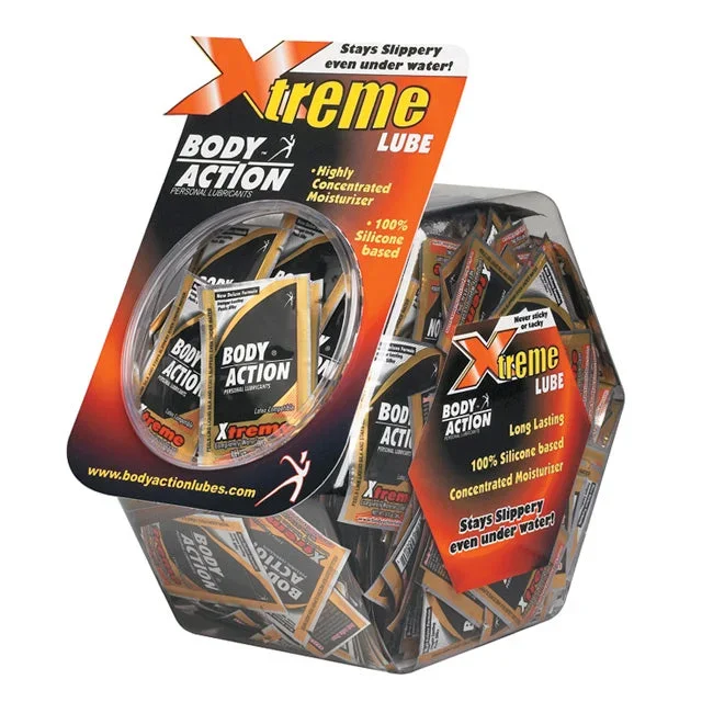 Body Action XTreme Lube Silicone Based (250/3cc Pillow Packs)
