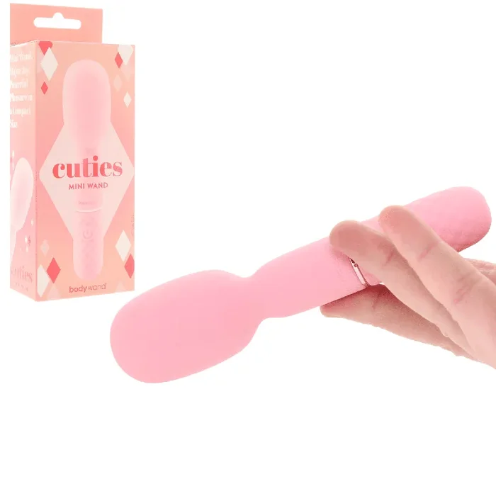 Bodywand Cuties Rechargeable Clitoral Stimulator Mini Wand Vibrator Pink