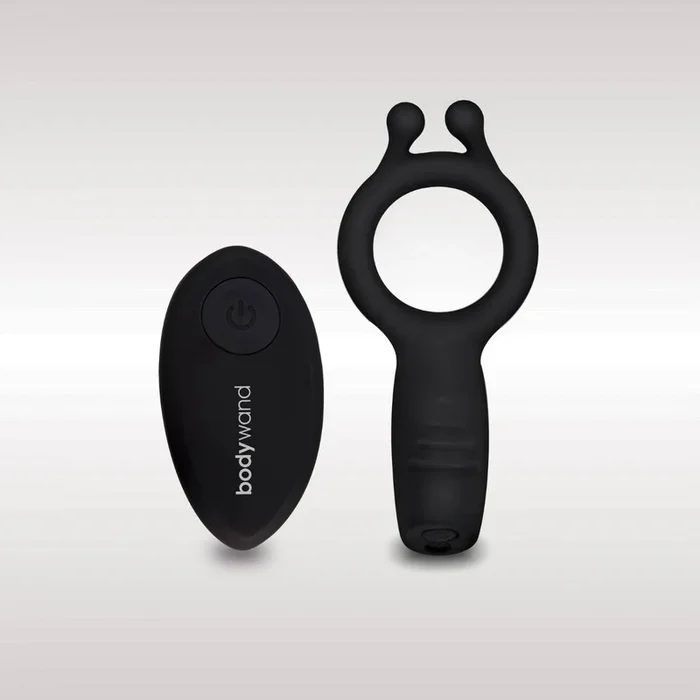 Bodywand Date Night Vibrating Couples Ring With Remote – Black