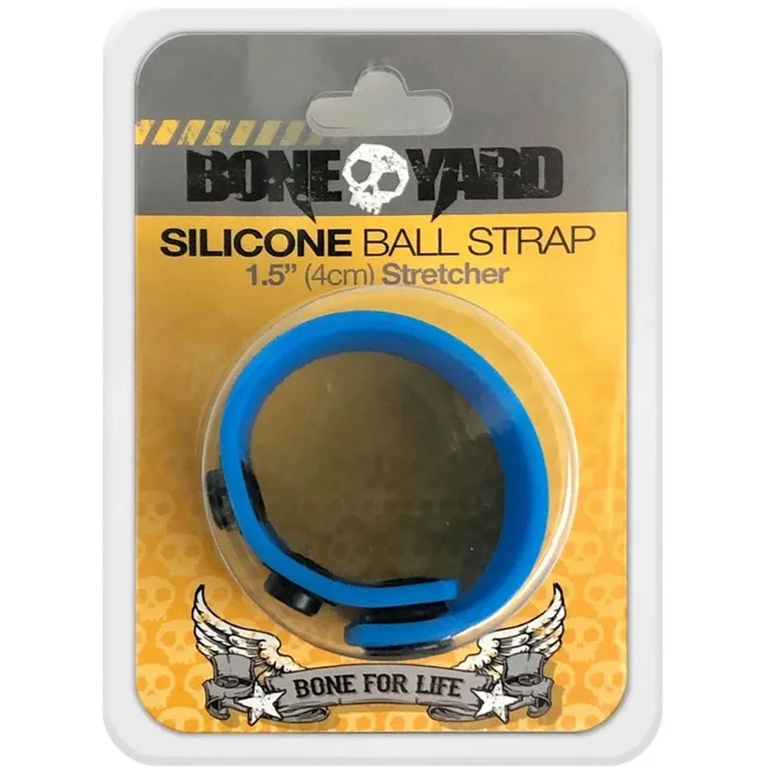 Boneyard Silicone Ball Strap – 3-Snap 4 cm Adjustable Ball Stretcher Ring